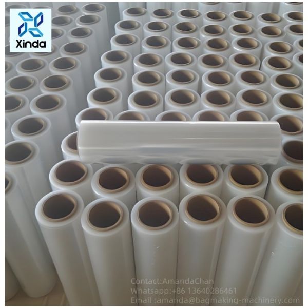 Película protectora de preservación industrial de caja completa Pe Película de estiramiento de sellado transparente