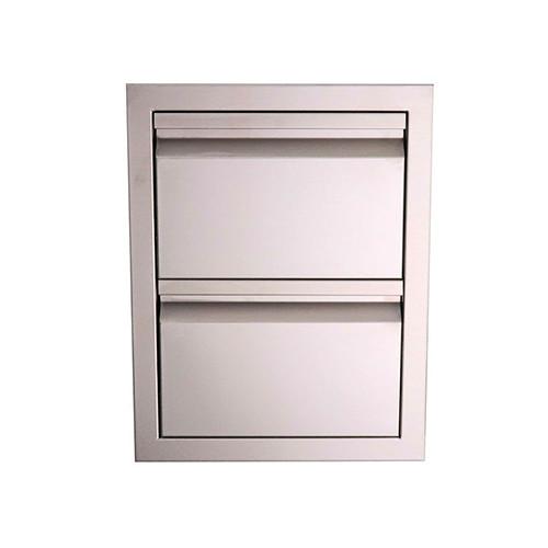 Outdoor Built In Bbq Drawers And Doors Double Storage 22