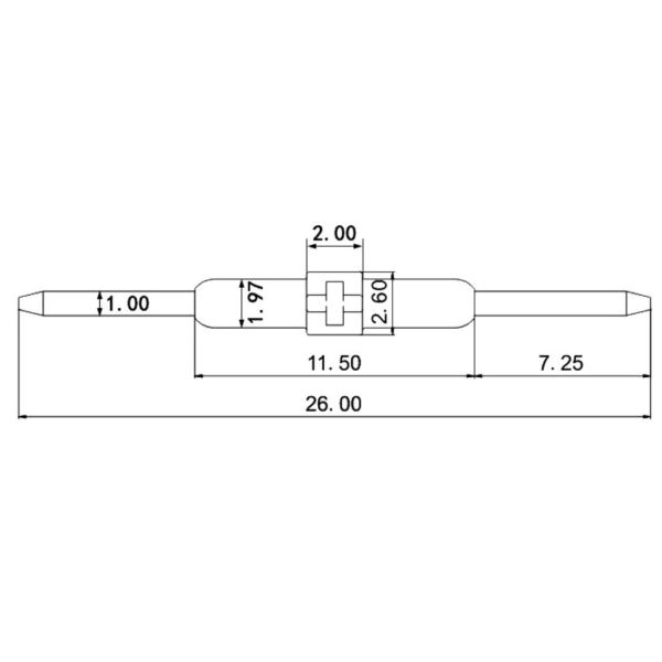 LED SMD jumper speedy and safety terminal function 1 pin  pitch:4.0mm/0.157in