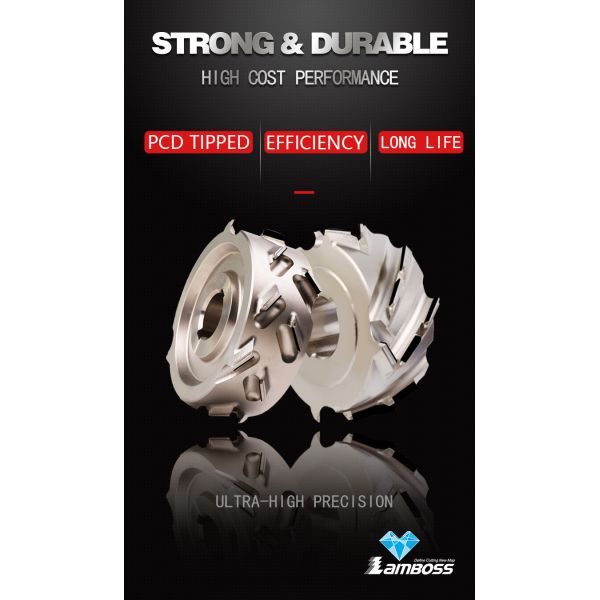 PCD Бриллиантовая деревообрабатывающая резьба для резки краев, спиральная резьба, предварительная фрезерная резьба