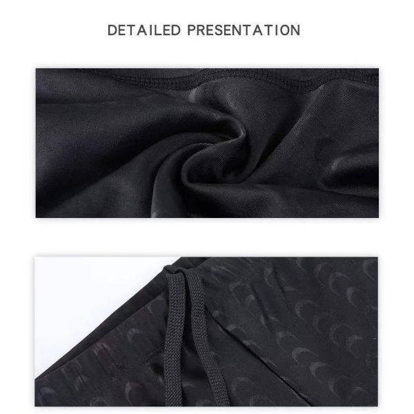 Quick Drying Swimming Training Trunks Shark Like Five Point