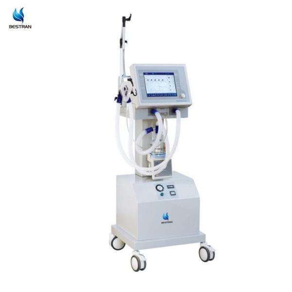 Surgery Room Medical Ventilator Machine With Air Compressor Respiratory Support Device