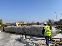 Airbags gonflables de marine noirs à pression élevée de 0,2 à 0,4 MPa