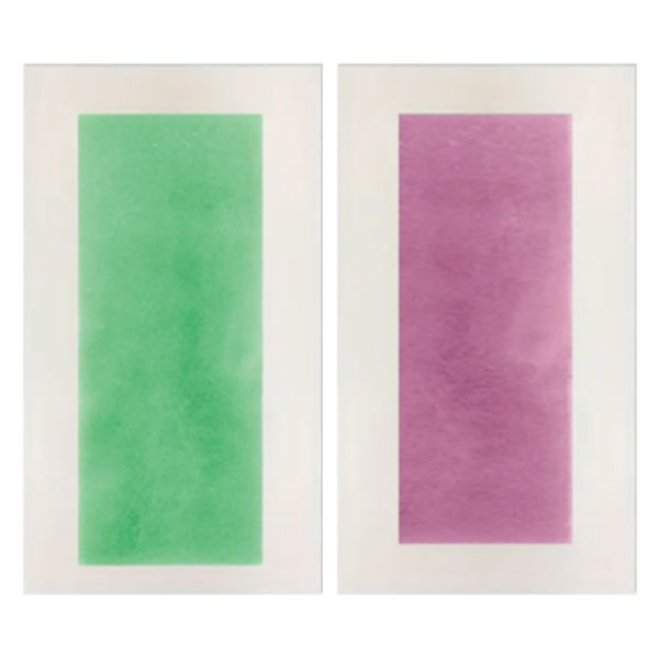 Customized Vacuum Hair Removal Wax Strips 4.5x9cm 9x18cm Double Side Wax Tape