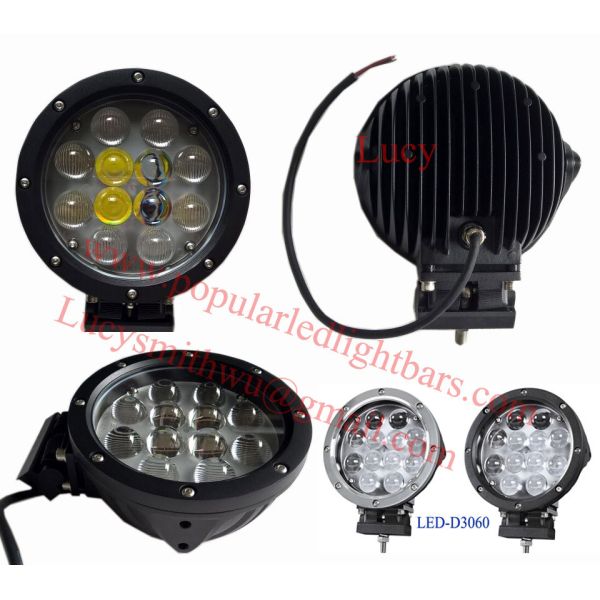E-mark 60W Led off road work lights Faros Industriales/fari lavoro/ arbeidslys, ,Led Work li Faros de trabaj LED-D3060
