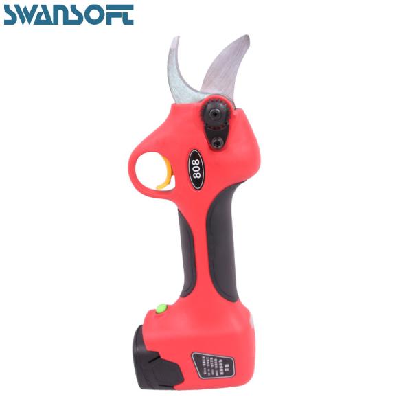 Swansoft 2.5CM Battery Orchard Pruner Lithium Battery Portable Cutting Shears Scissors Cordless Electric Pruners