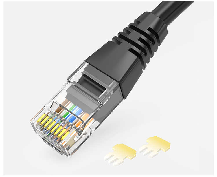 Прыгун локальных сетей сети стекловолокна кабеля сети Lan Cat5E Cat6