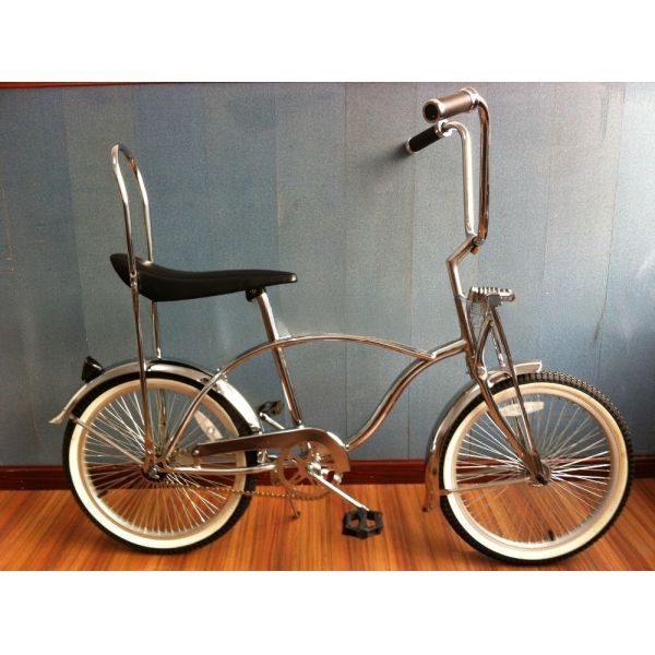 Steel Fork 20 Inch Adult Black Color Children Sport Goods Kids Beach Cruiser Lowrider Bike