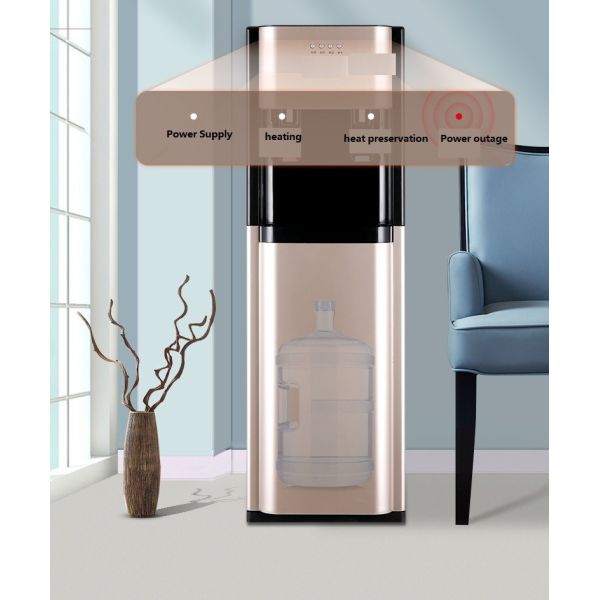 Plastic Housing Standing Automatic Hot and Cold Bottom Loading Bottle Water Dispenser