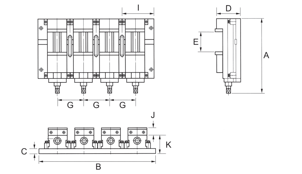 Tipo poderoso grupo vertical do fechamento do ângulo de MPV-2S 3S 4S do vício da precisão