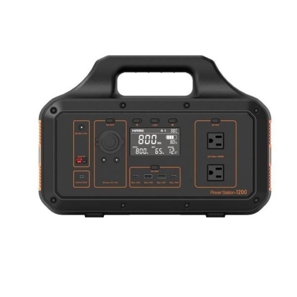 1361Wh Portable Solar Generator For Camping 1500W Solar Rechargeable Power Station