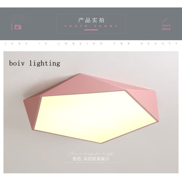 concise modern diamond Ma Long Series small/medium/big simple and fashionable bedroom/living room/balcony ceiling lamp