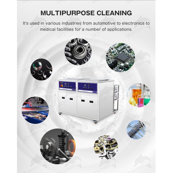 Stainless Steel 28khz Ultrasonic Washing Machine For Aircrafts Parts