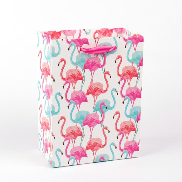 Creatrust Custom Print Apparel String Shopping Jewelry Small Bottle Logo White Kraft Bulk Gift Grocery Paper Bag Pp Woven