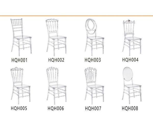 Clear Dining Chairs Crystal Transparent Seat, Modern Dining Chairs, Side Chairs for Wedding Party Event Reception