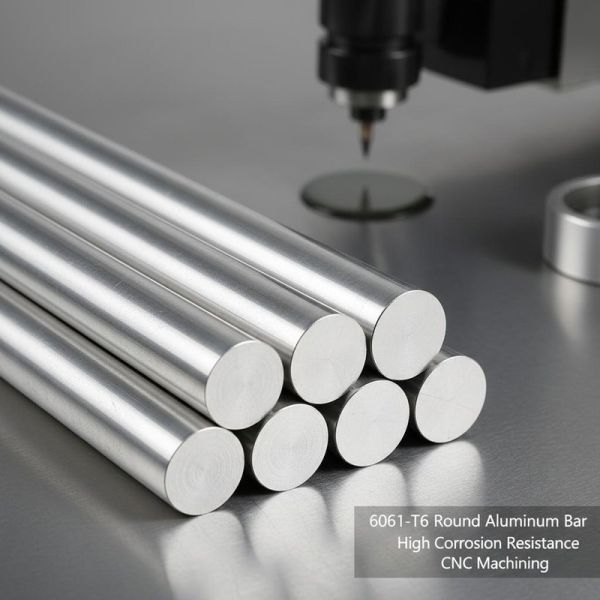 6061 T6 CNC Machining Large Diameter Aluminum Round Bar With High Corrosion Resistance