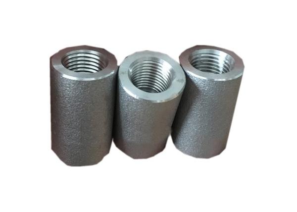 Duplex 3 / 8  Steel Tube Couplings , BSPP ASTM A182 F55 Class 6000 Pipe Fittings ASME B16 11