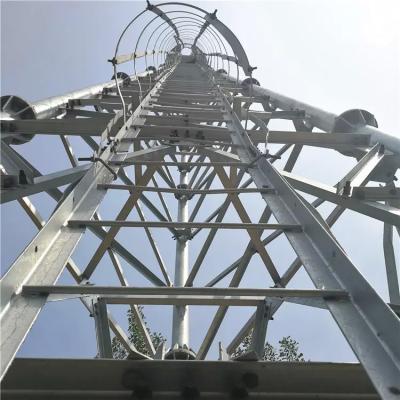 3 Or 4 Legged Telecom Lattice Tower Steel Antenna Customized 10 Mtr