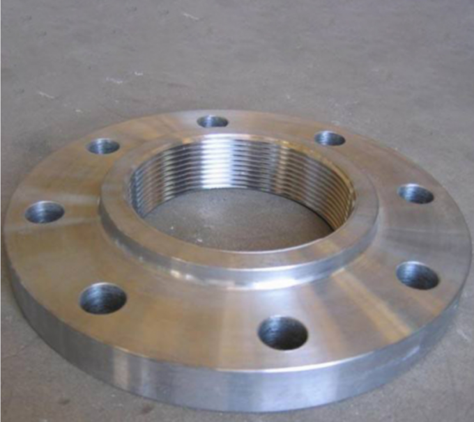 Zinc Plated 316 Forged Stainless Steel Flanges / Threaded Slip On Flange
