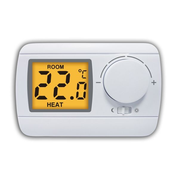 Riseem LCD Непрограммируемые термостаты напольного отопления 6A со смарт-сенсором NTC