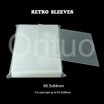 Mangas de cartão transparente sem PVC sem brilho duplo fosco sgs