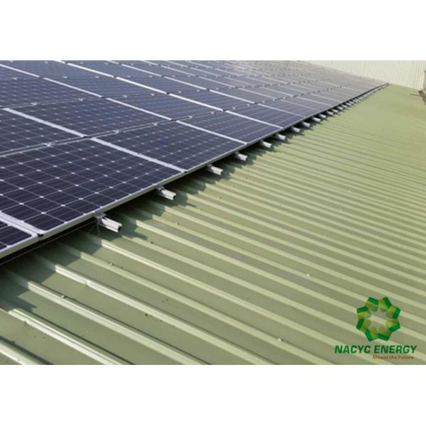 Metal Sheets Solar Panel Roof Mounting System Aluminum Solar Panel Frame Steel Plate Fabrication for Solar Panel Project