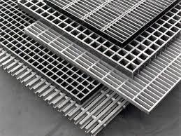 Pressure Welded Steel Grating Cover Carbon Steel Q235 Zinc 100mm