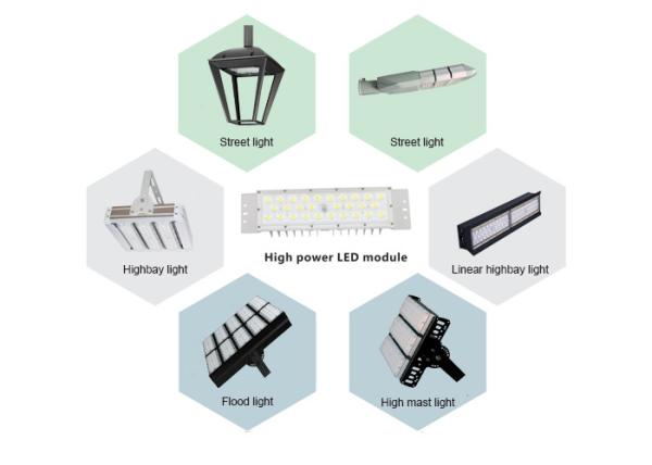 High Lumen DC 42 - 48V LED Flood Light Module Aluminum Heat Sink Eco - Friendly