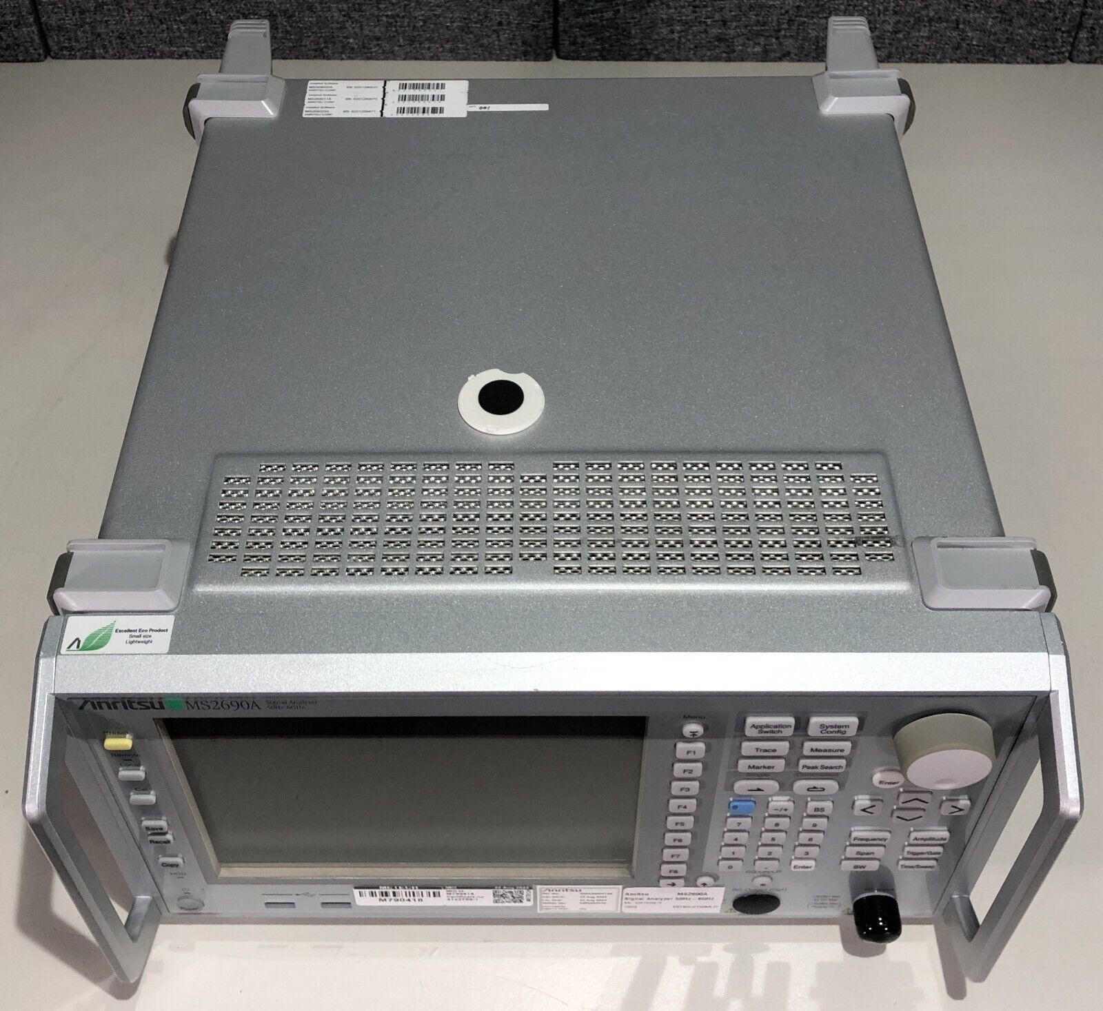 Используемый спектральный анализатор сигнала MS2690A Anritsu для испытывать быструю доставку