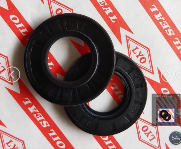 TC framework oil seal,model 25*47*7,NBR material,color is generally biack and brown.
