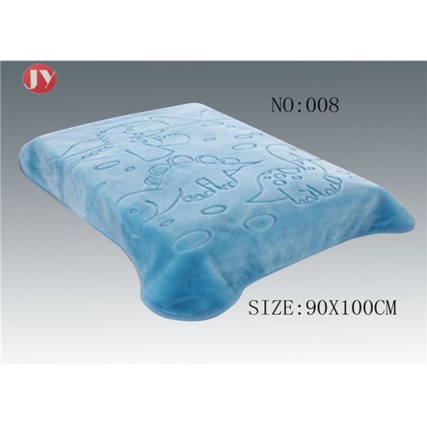 Furry Thick Durable Warm Baby Blanket Children'S Micro Raschel Embossed Blanket