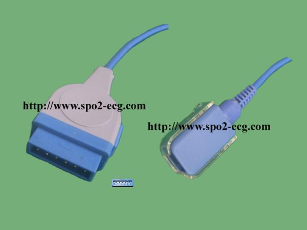 GE- Marquette SPO2 Extension Cable Rectangular 11 Pin 12 Months Warranty