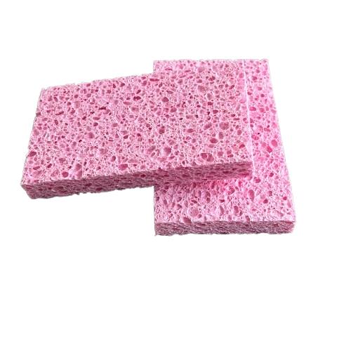 Biodegradable Cellulose Sponge Scourer for Kitchen Cleaning