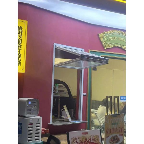 Sunset Wine Country Folding Window Capturing Twilight Across Vineyard Rows