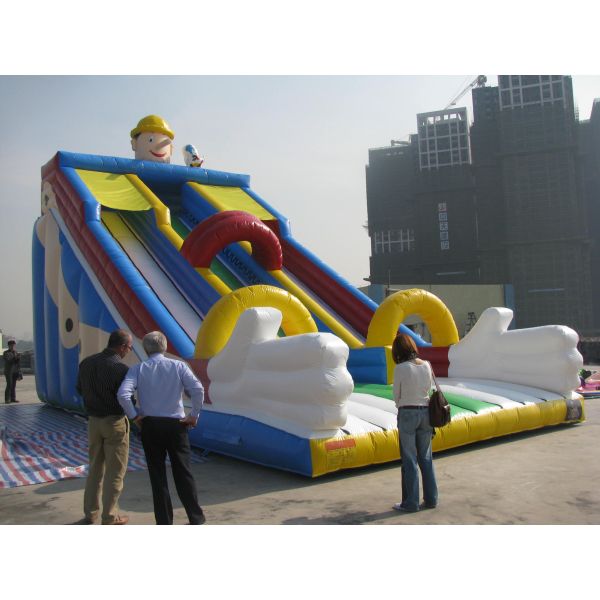0.55mm PVC Tarpaulin Kids Commercial Inflatable Slides YHS 010 for Party Funny