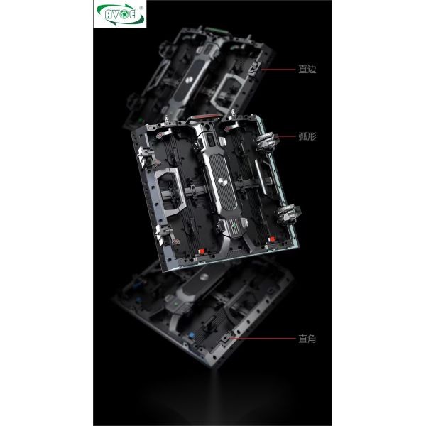 Type G Nationstar 3840Hz Stage Rental LED Display Cabinet 500x500mm