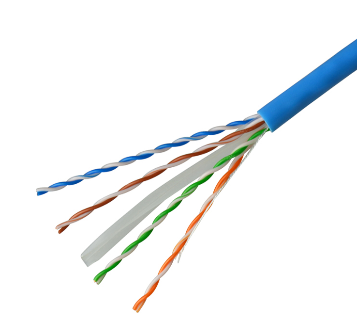 Фольга Al коробки тяги кабеля UTP Cat 6 проводника CCA 4 пар крытая Shiled