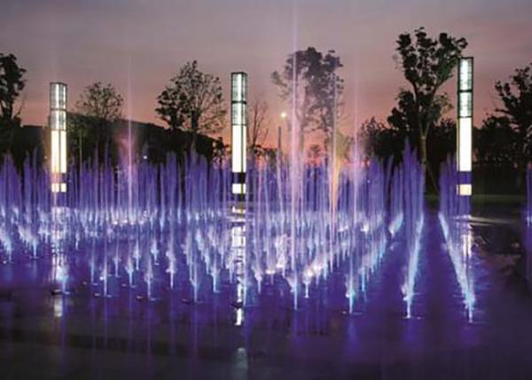 Artificial  Beautiful Floor Water Fountains Dancing Water Show For Park