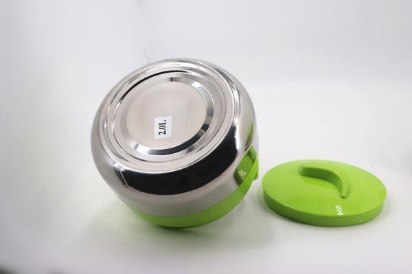 Insulated Stainless Steel Lunch Box 2.0L / 4.0L 0.5MM  Thickness For Adults