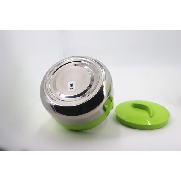 Office Stainless Steel Lunch Box Keep Warm Wtih Green Cover 2L - 10L Capacity