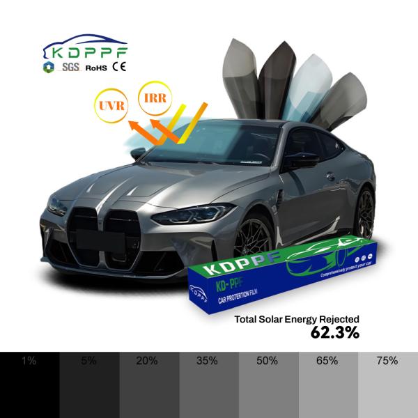 64.5% Vlt Heat Resistant Privacy Protection Car Window Tinting Film