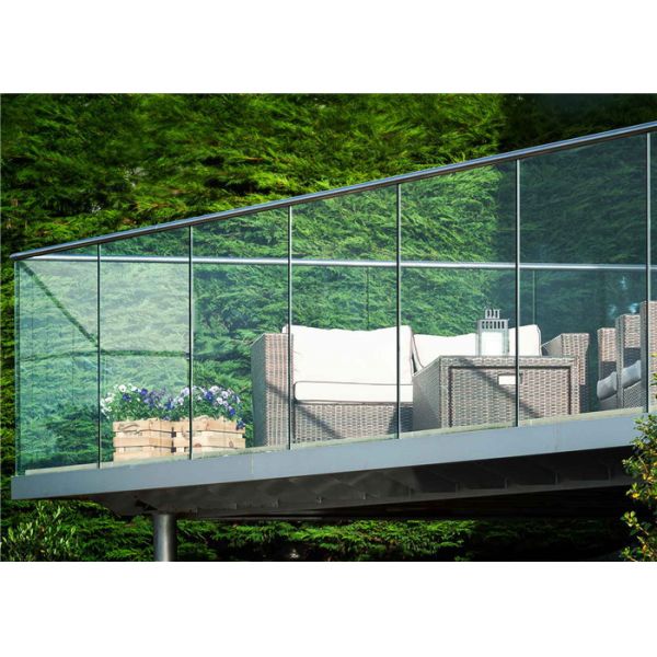 4mm 5mm 6mm Thickness Clear Float Glass Sheet For Balcony / Bathroom Glass