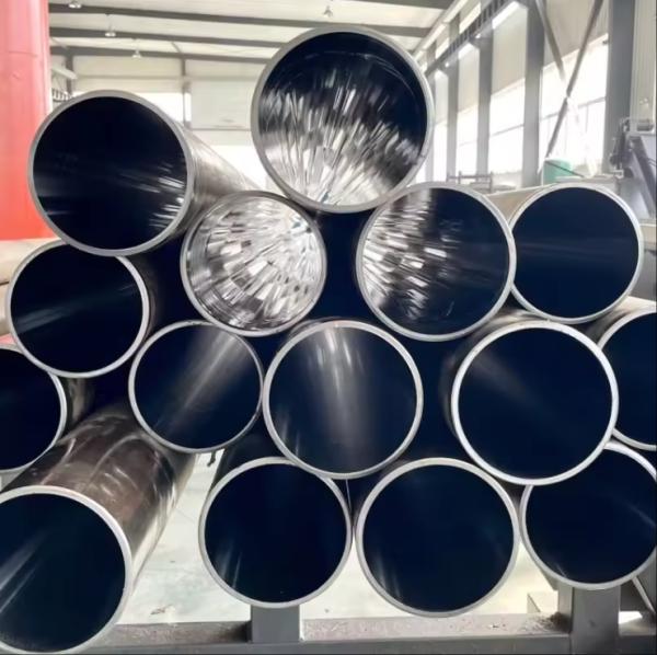 Barril de cilindro hidráulico industrial redondo de sección pesada aceitado, tolerancia H8