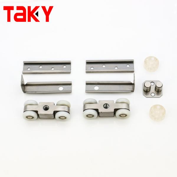 Double Soft Closing 8 Wheel Sliding Door Roller Zinc Alloy