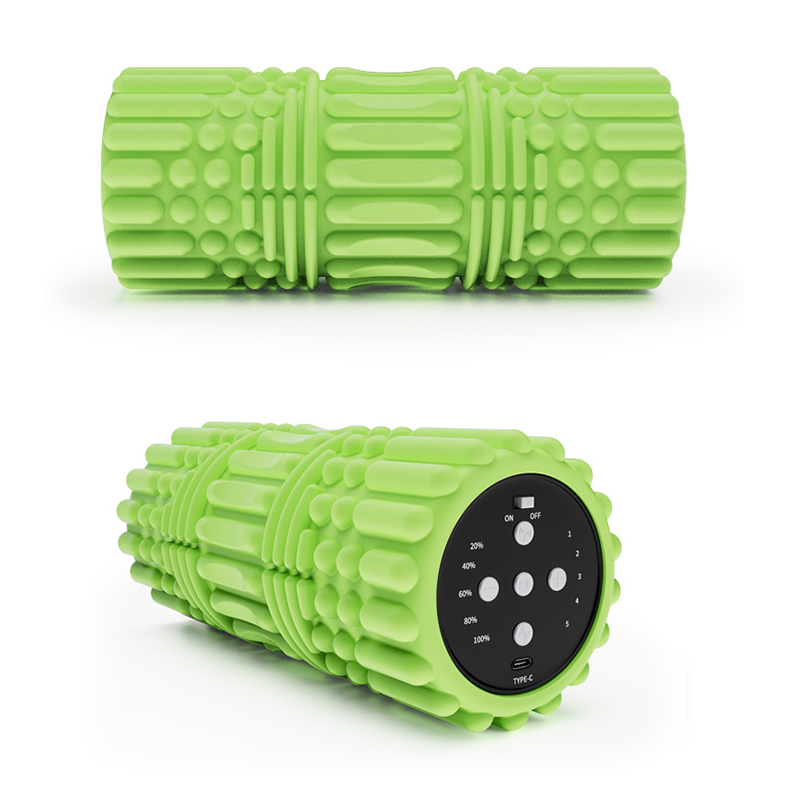 EVA Electric Yoga Roller with Built-in Speaker and Customizable Color for Fitness Massage