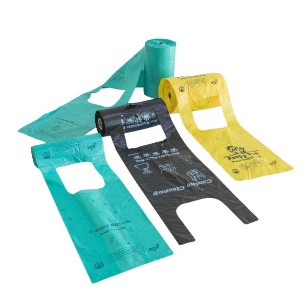 OEM 45 Gallon Biodegradable Garbage Bags Multicolor For Dog Poop