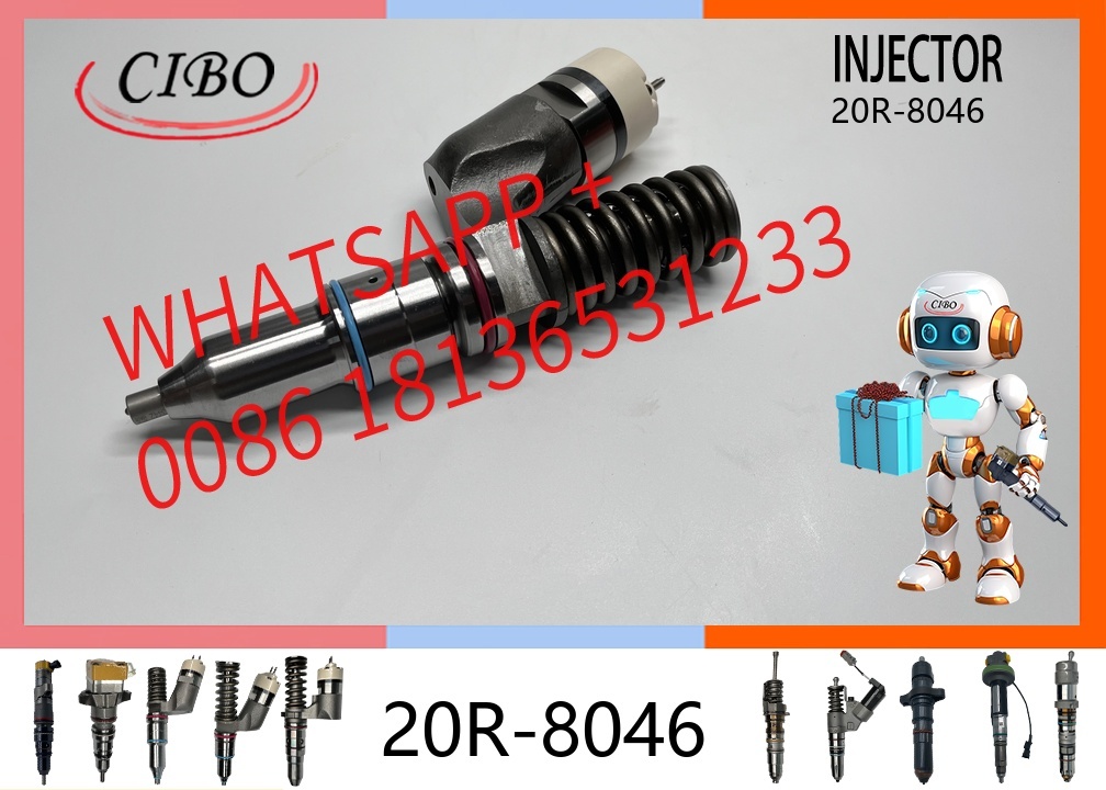 original 20R-8046 Diesel Fuel Injector Assembly for  C13 Engine DE450SGC DE450GC Generator EUI Injector Replacement for OEM 292-3666 249-0713 10R-3262 original new injector