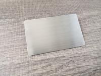 distância escovada de prata da leitura do cartão 2cm do metal de 85x54mm N-tage216 Nfc