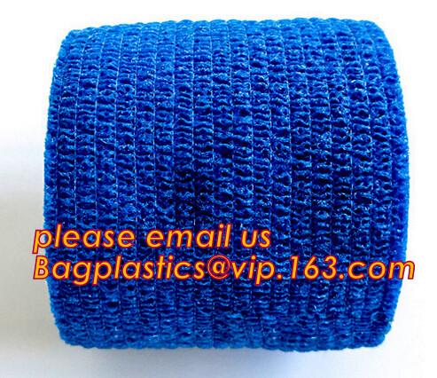 veterinary colored sport waterproof horse medical non-woven elastic cohesive bandage,First Aid Elastic Compression Wraps
