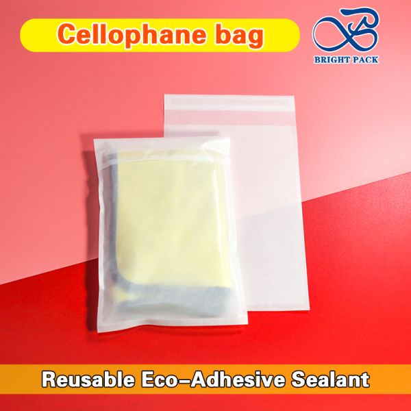 40g Transparent Tear-Resistant Self-Adhesive Glassine Bags for Clothing Packaging